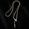 Gold snake necklace
