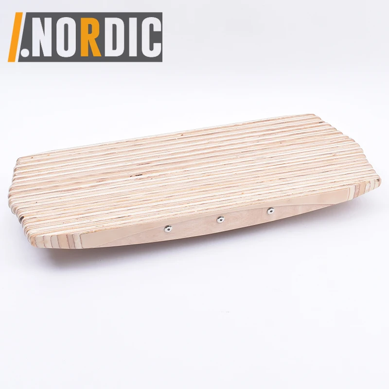 Wood Wobble Board Set Stability and Balance Trainer, Movemate Board for Physical Therapy for Figure Skating Training