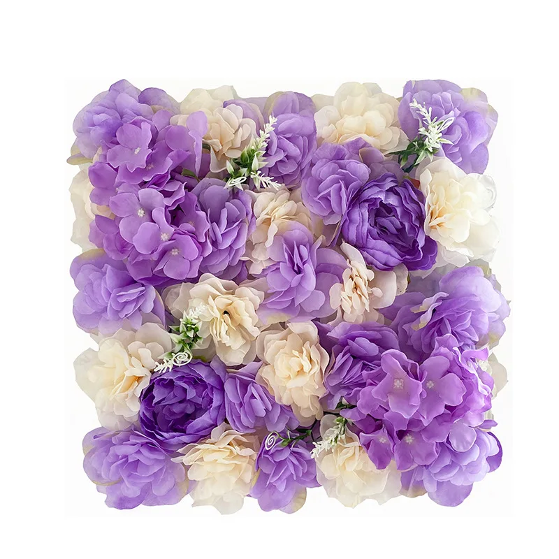 Wholesale Artificial Flower Wall Panels Silk Rose Flower Panels