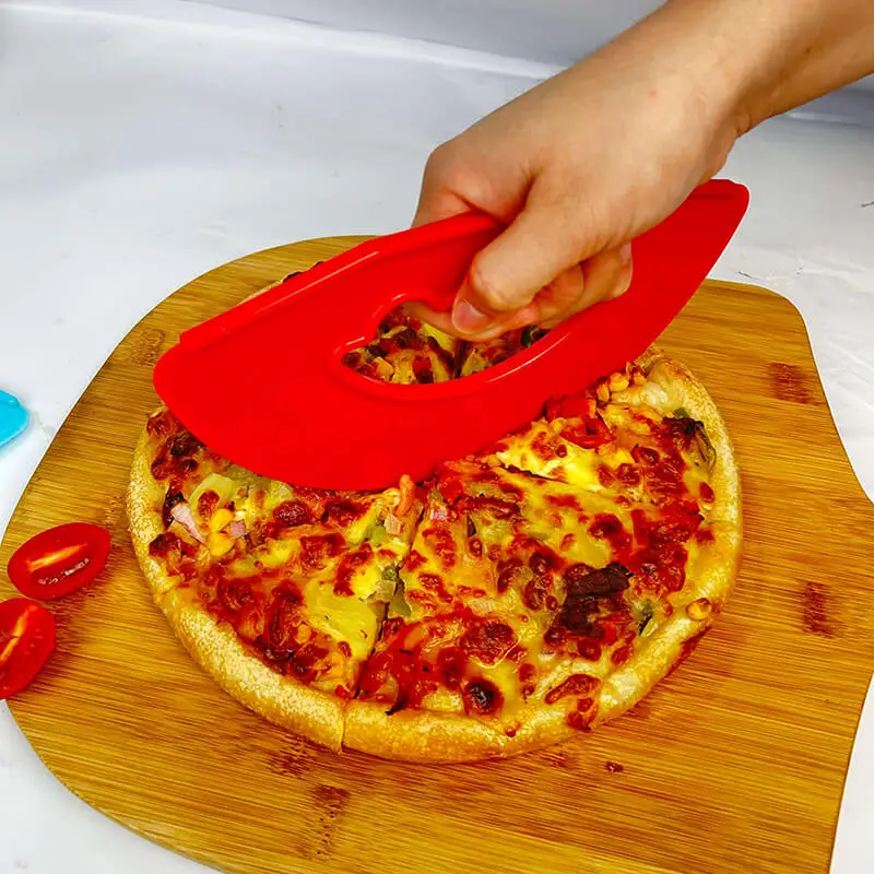 Kids Safely Plastic Rocking Pizza Dough Cutter Slice