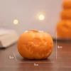 Orange Ghost Face Pumpkin