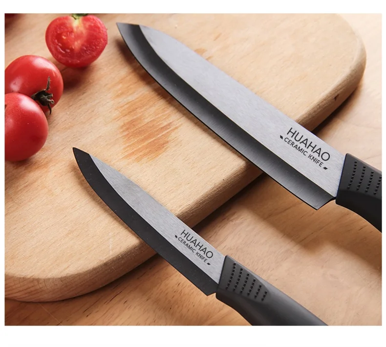 5pcs kitchen fruit paring knife black