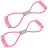 Tubo elástico rosa con mango rosa bicolor (50g)