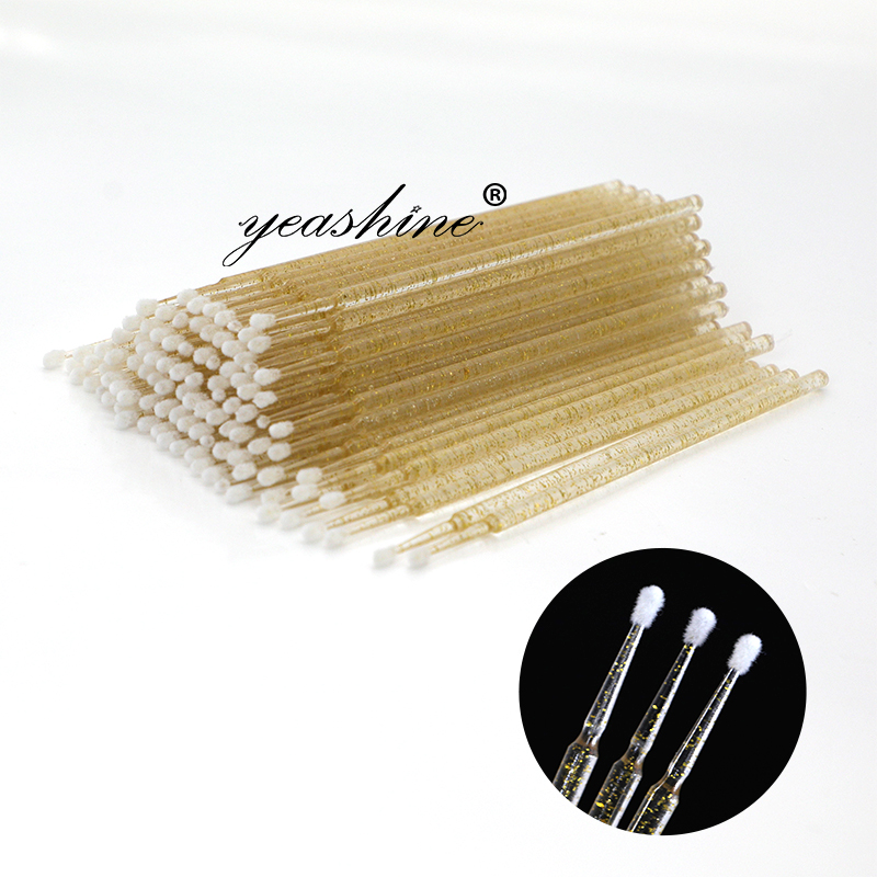 Пластиковые Стоматологические Одноразовые микрокисти материалы для ресниц бледно-розовые Микро Кисти