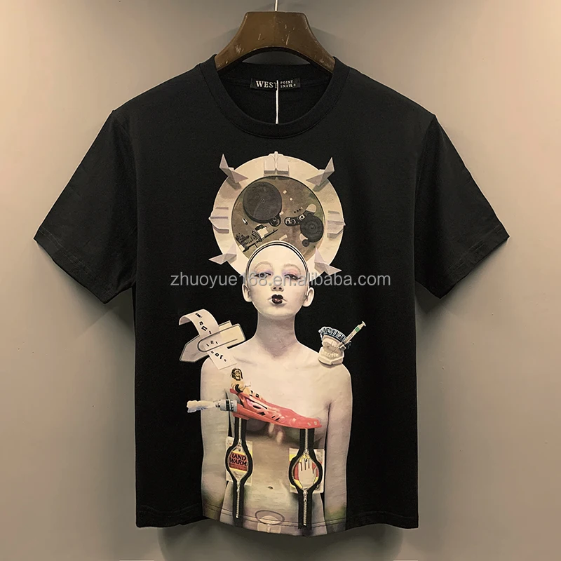 Wholesale High Quality Brand Custom Printing Graphic Drop Shoulder Oversized t Shirt Men's T-shirts