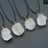 Cristallo bianco (oro con cordino in pelle)