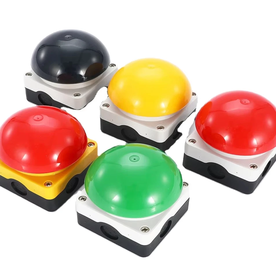 High Temperature Durable Large Mushroom Head Button and Tap Foot Switch Emergency Stop Switch Start Stop Button