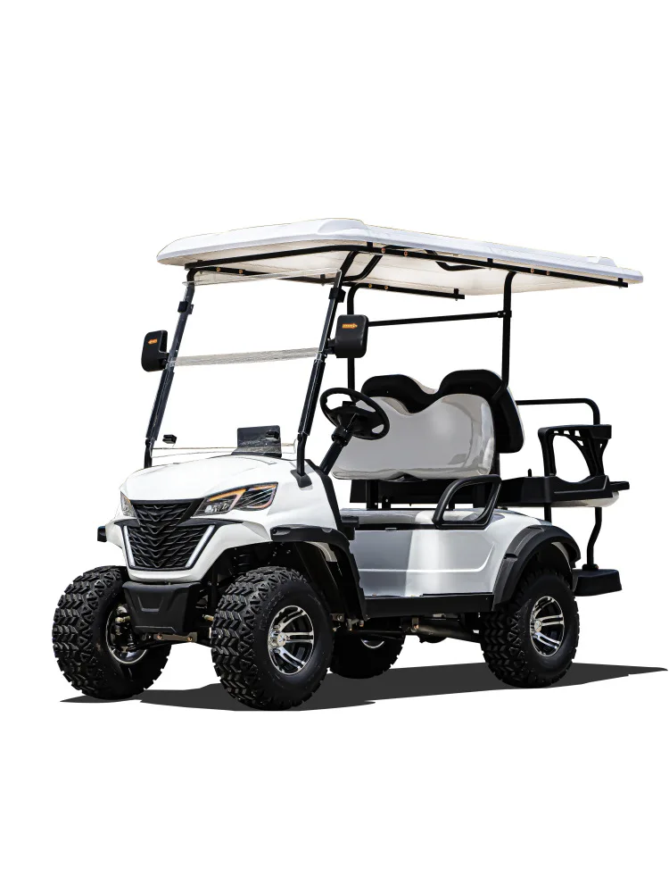 White 4 6 8 Seater Big Motor Offroad Legal Gas Golf Buggies Cart Buy