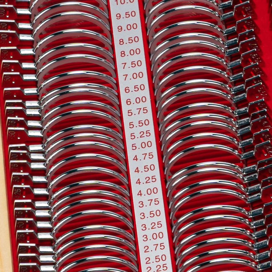 JS-266 a Grade Lens Case High Quality Optometry Equipment Optical Metal Rim Prism Trial Lens Set