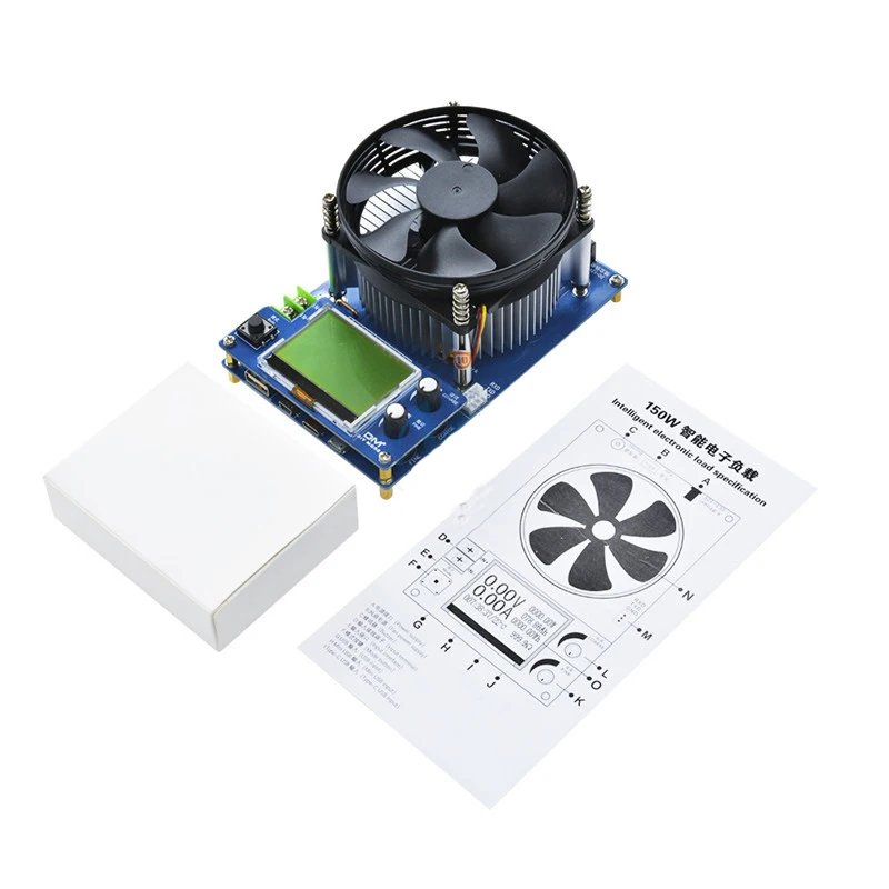 Testeur De Charge électronique 150W DC12V1A - Pour Batteries - Mesure Capacité De Charge/décharge