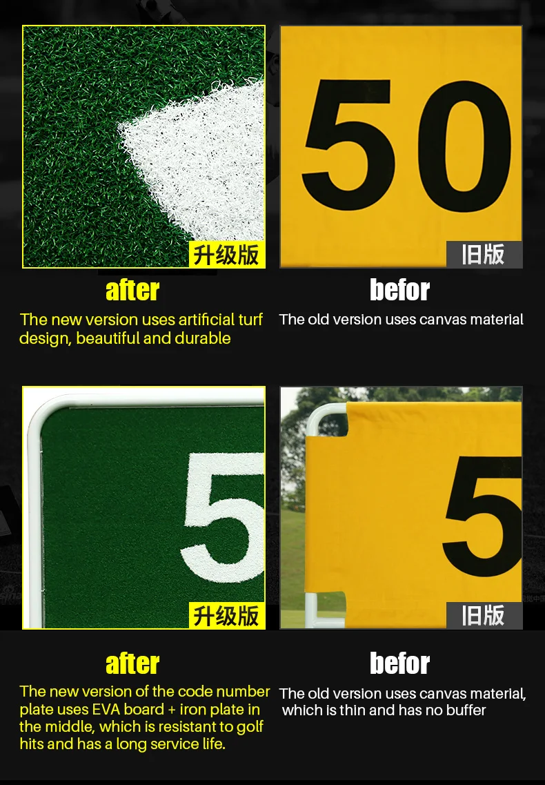 PGM FGL003 golf distance range marker divider artificial grass golf ...