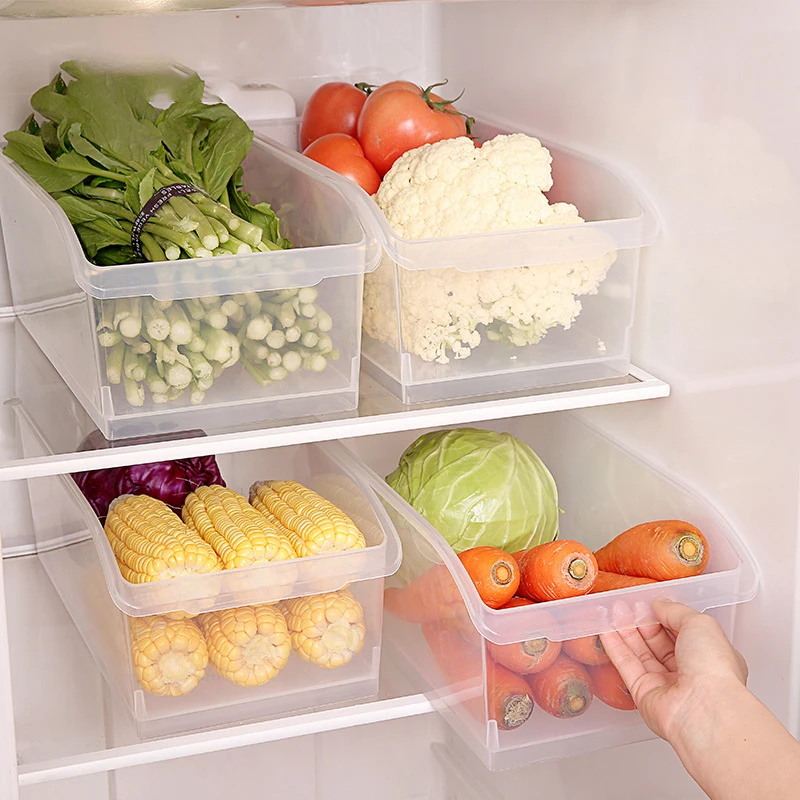 Factory Hot Sale Kitchen Clear Storage Box Sealed Home Organizer Food Container Refrigerator Storage Boxes manufacture