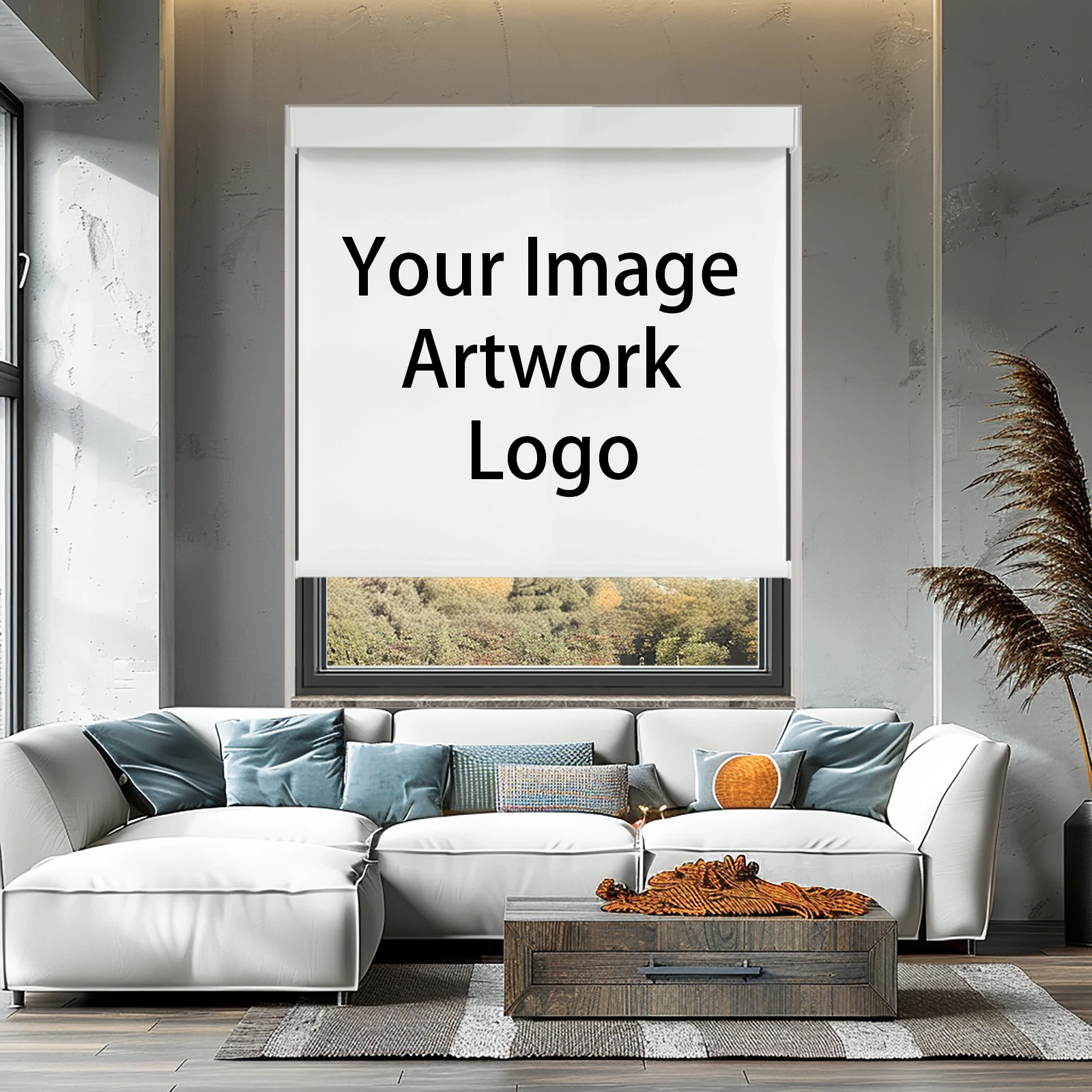 Custom Printed Window Blinds Blackout Custom Printed Roller Shades 3d Printed logo Can Be Added  Picture Blinds