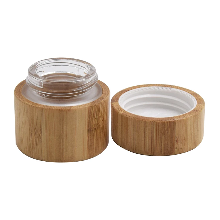 ecofriendly 150g cosmetic full bamboo jar