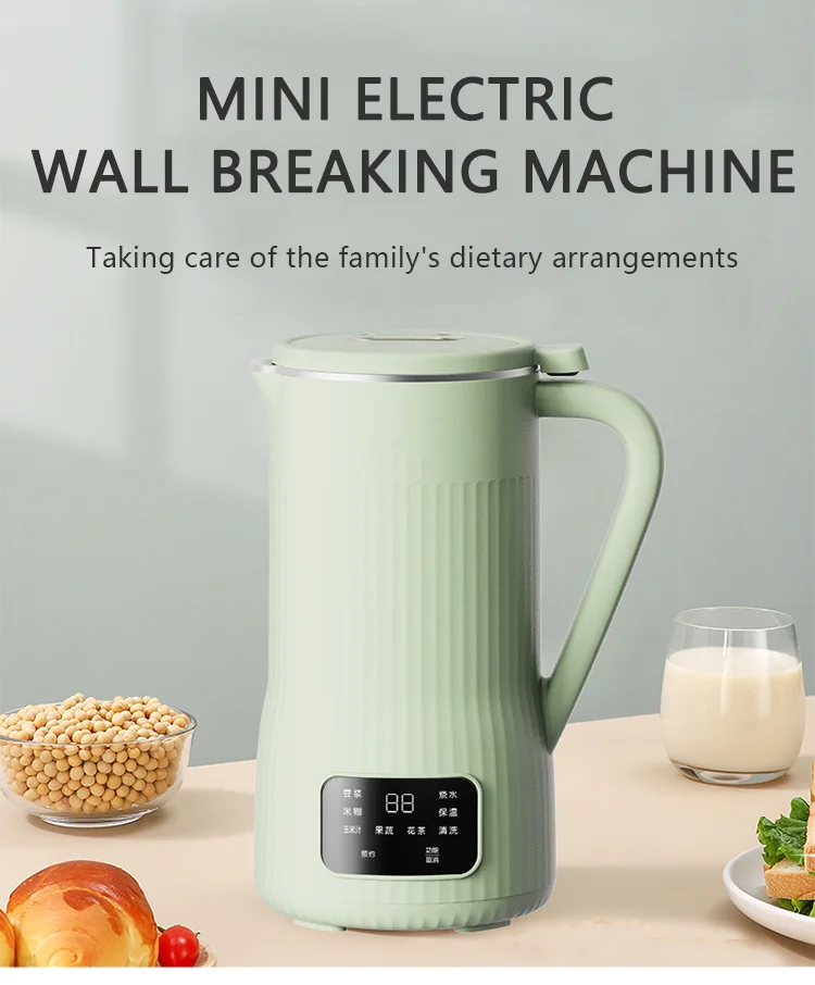 8 In1 One Touch Intelligent Soymilk Machine Soy Milk Maker Healthy