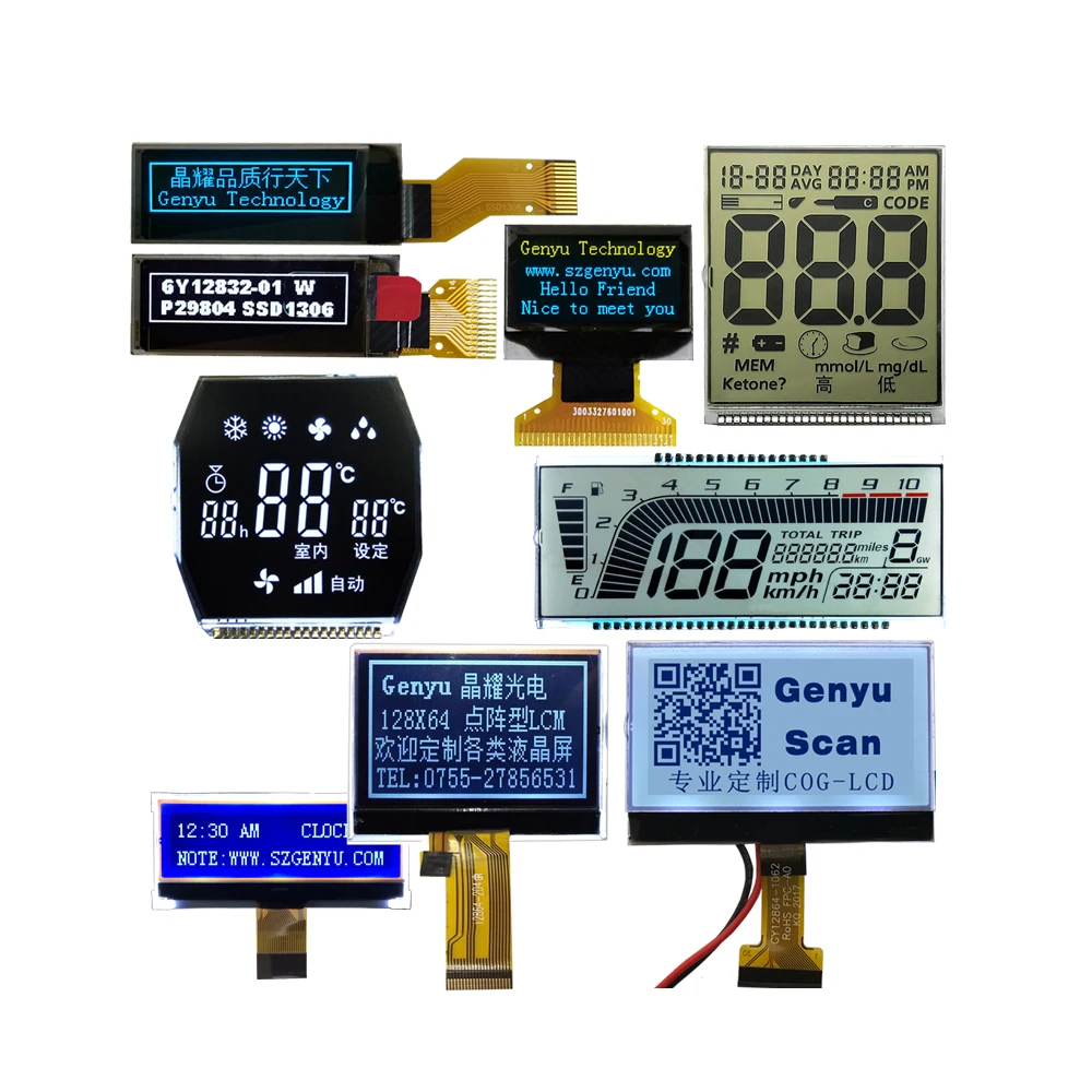 Custom Countdown Timer Tn LCD Module with LCD Drive Chip - China