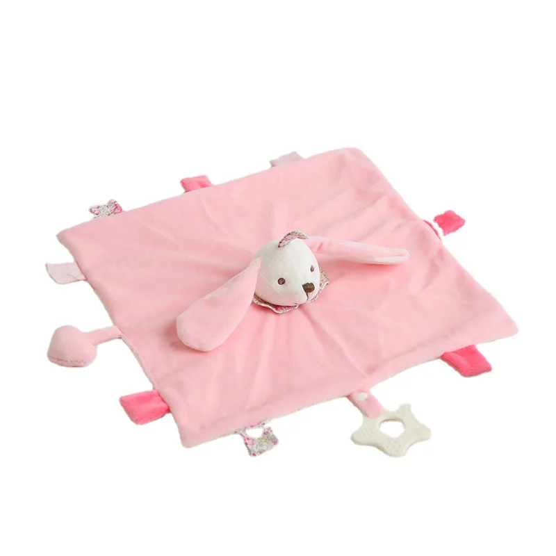 Ready to Ship 30CM New Design 30cm Soft Baby unicorn Animal Toy Doudou  Blanket Comforter for Baby Gift