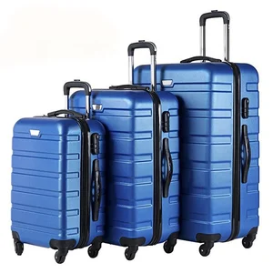 Factory Hot Sales Suitcase 360 Degree Travel Luggage Bag Sets 3 Piece Luggage Sets Durable Lightweight Suitcase for Men Women