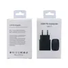 Adaptador europeo negro de 25 W con caja