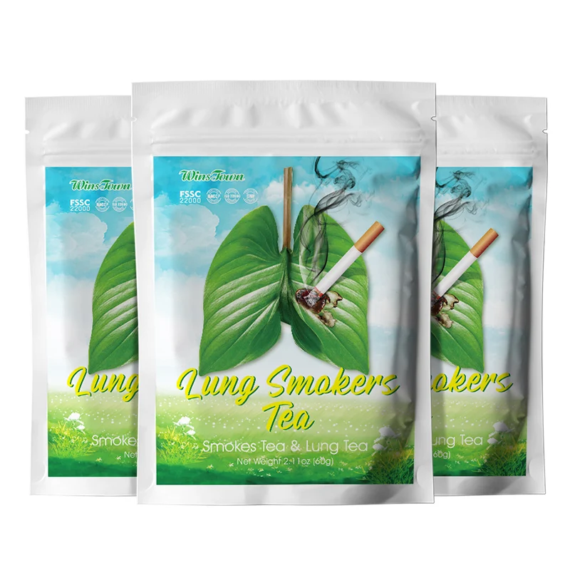 Winstown  Lung Smokers Tea Cleansing Quit Smoking Teabag Private Label Chinese Herbal  Lung Detox Tea