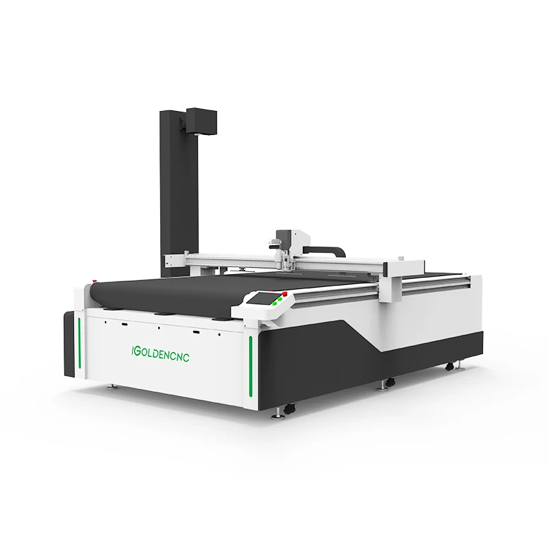 Cnc Cutting Sticker Leather Embossing Machine Corrugated Cardboard Sticker Cutting Machine