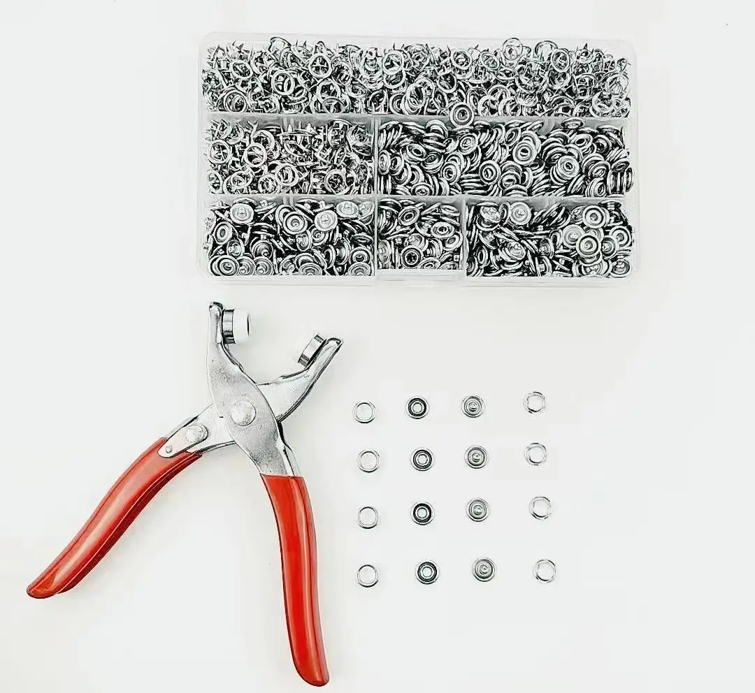 Dynamics Hot Sale Metal Snap Button Kit Snap On Buttons With Snap Fastener Tool For Sewing