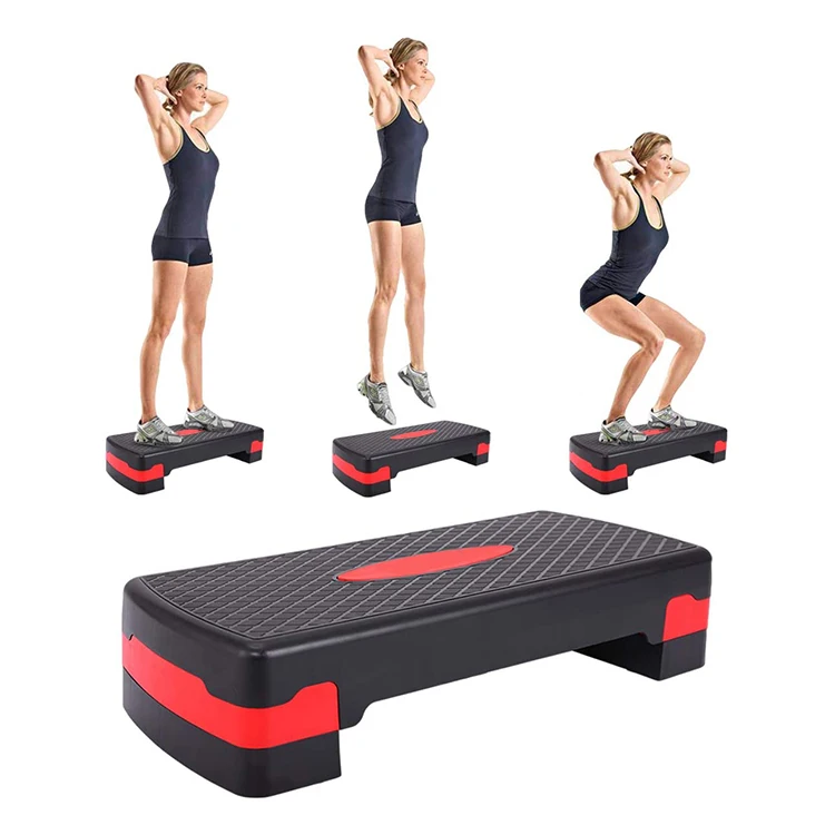 15cm & 20cm Exercise-Steppers-for-Home-Gym-Workout-Routines-Training Xn8 Aerobic Stepper Fitness Cardio Steps-Adjustable Height 3 Level 10cm 
