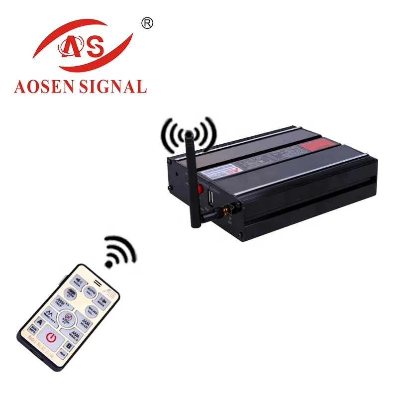 Wireless Remote Control 200W AS7200 Emergency Vehicle Siren Horn Speakers