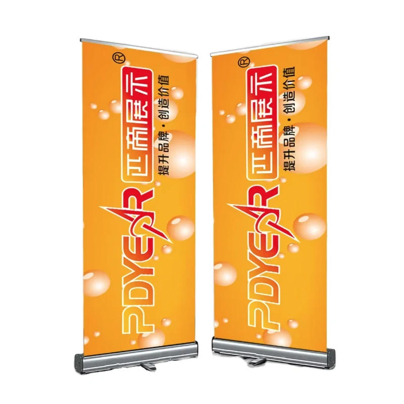 PDyear Factory Cheap Price Custom Advertising Promotion Exhibition Aluminum Retractable Pull Display Roll up Banner
