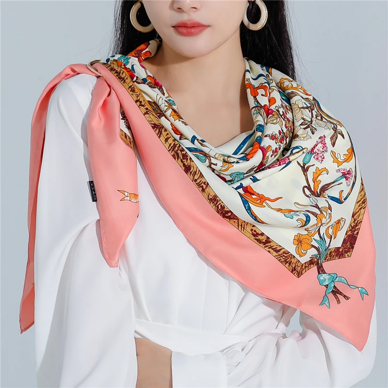 silk scarf womens