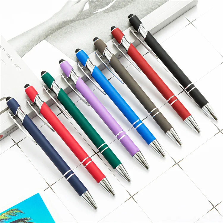 Best Cheap Click Pen Promotional Metal Touch Screen Ballpoint Pens With ...