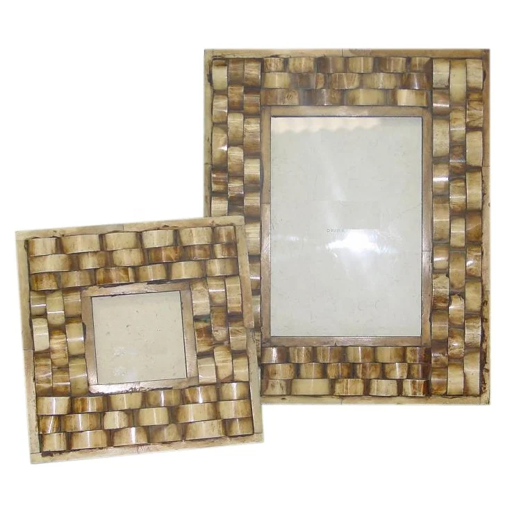 Bone & Horn Picture Photo Frame 4x6 5x7 3x3 Fashionable Trending Design New Arrivals Shadow Frame