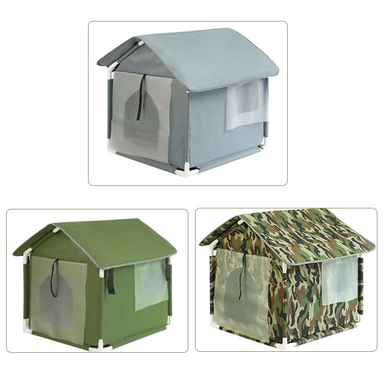 product premium customizable outdoor pet heated shelter factory durable and waterproof oxford fabric for community cats-60