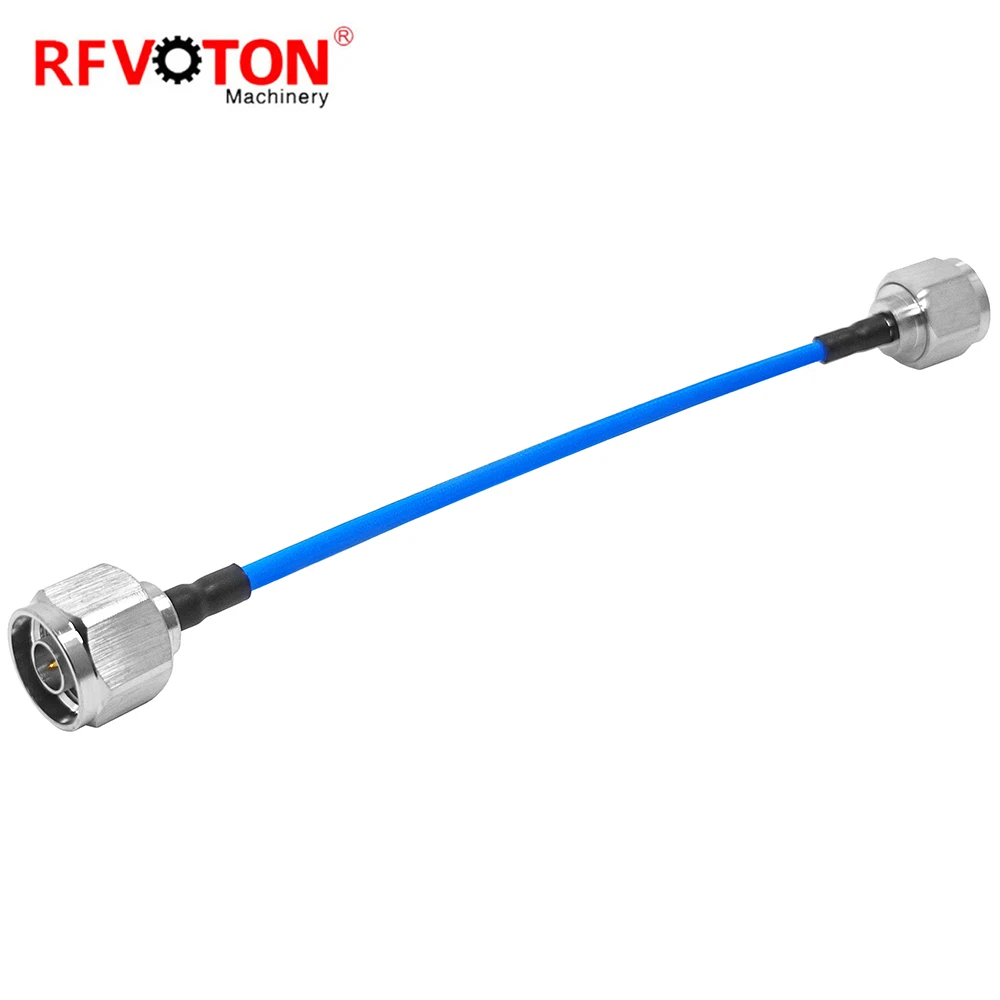 Fabriklieferung N-Männlich auf n-Männlich Steckeranschluss Koaxialkabel RG141 RG402 Testkabel Zubehör Montage vorrätig ROHS 30cm