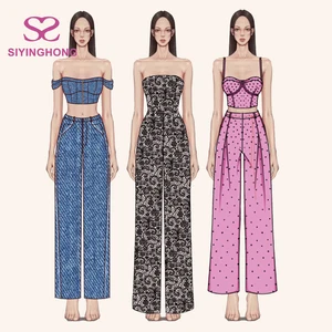 New Arrival Fashion Wholesale Women Two Piece Set High Quality Casual Woman Suit Set 2 Piece Set for Women