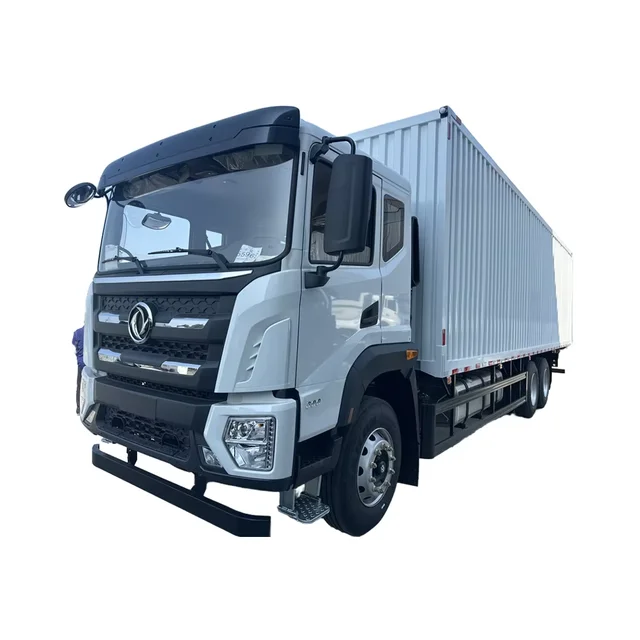 Selling  Heavy-duty Truck Dongfeng  6x4 Container Freight Truck 9.6-meter Container Logistics Transport Vehicle