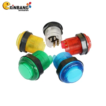 production and sales 5V 12V led push button switch for arcade game machine