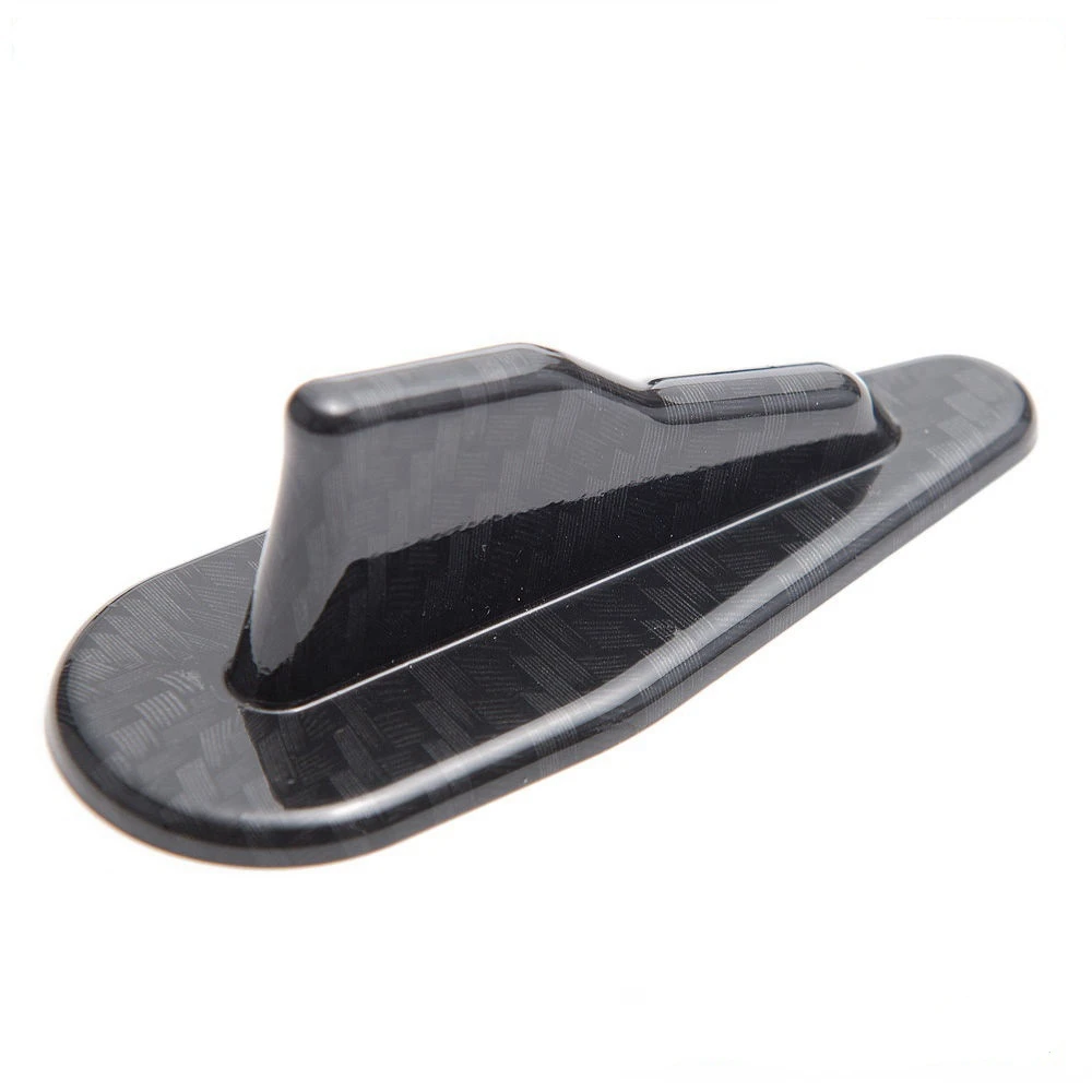 1Pcs/10Pcs Car Roof Shark Fins Spoiler, Carbon Fiber Universal Shark Fin Diffuser Vortex Generator Exterior Antenna Decoration - 34