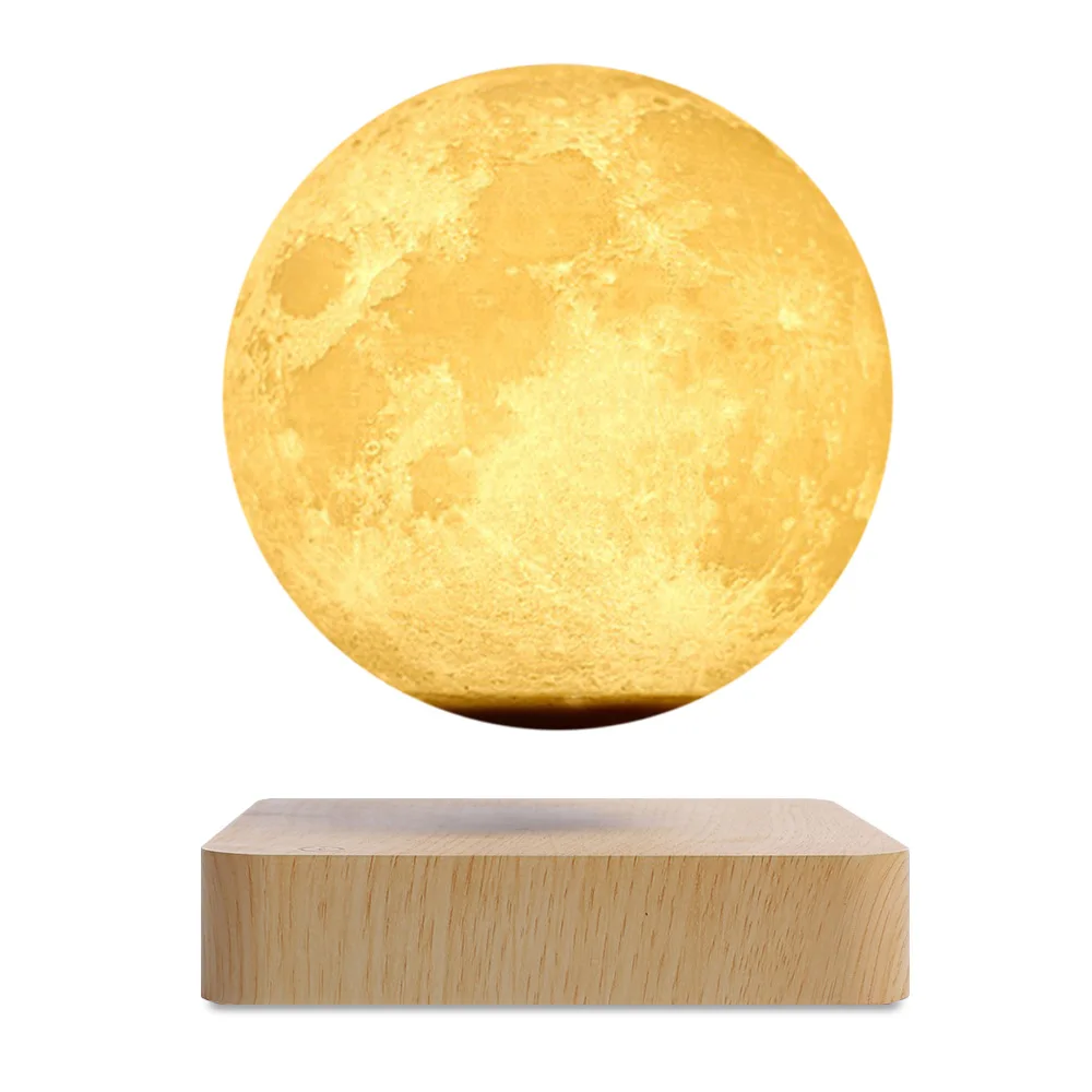 2020 wholesale Amazon best high quality new design Magnetic levitating moon light for home decoration