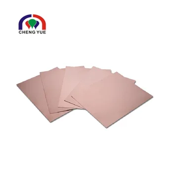 ChengYue TC1w PE copperfoil 6oz thickness 3mm aluminum substrate 6061 aluminum copper clad laminate A4 size Sample