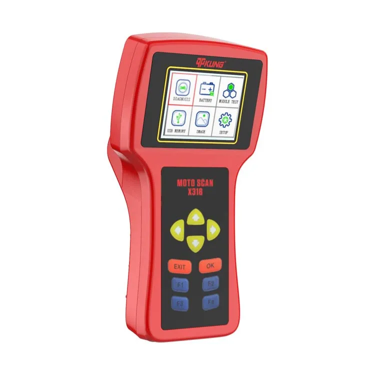 OEM X318 Hand Hold Fault Code Reader Obd Motorcycle Diagnostic Scanners Engine Scanner With Battery Test