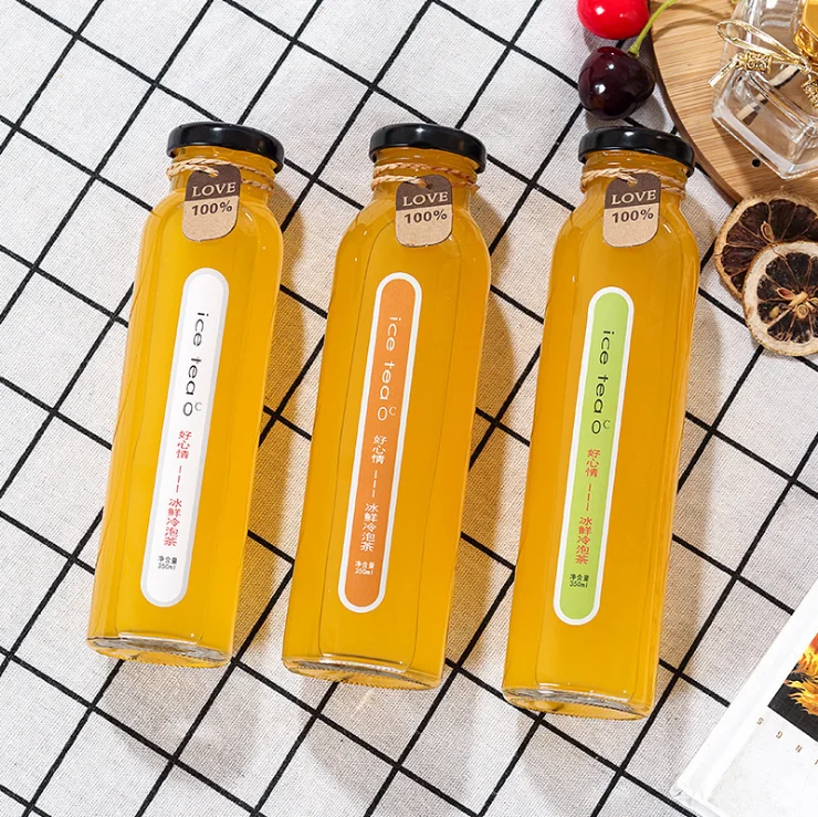 Epica 16oz. Glass Beverage Bottles Juice Bottle Buy 500ml Glass