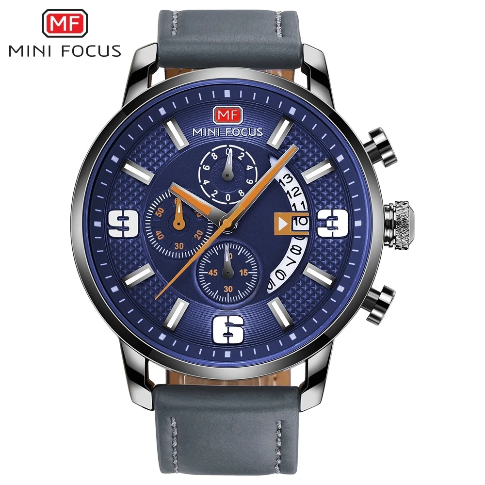 Orologio Uomo Business MF Mini Focus – Grigio, Cinturino In Mesh, Illuminazione Notturna - 5