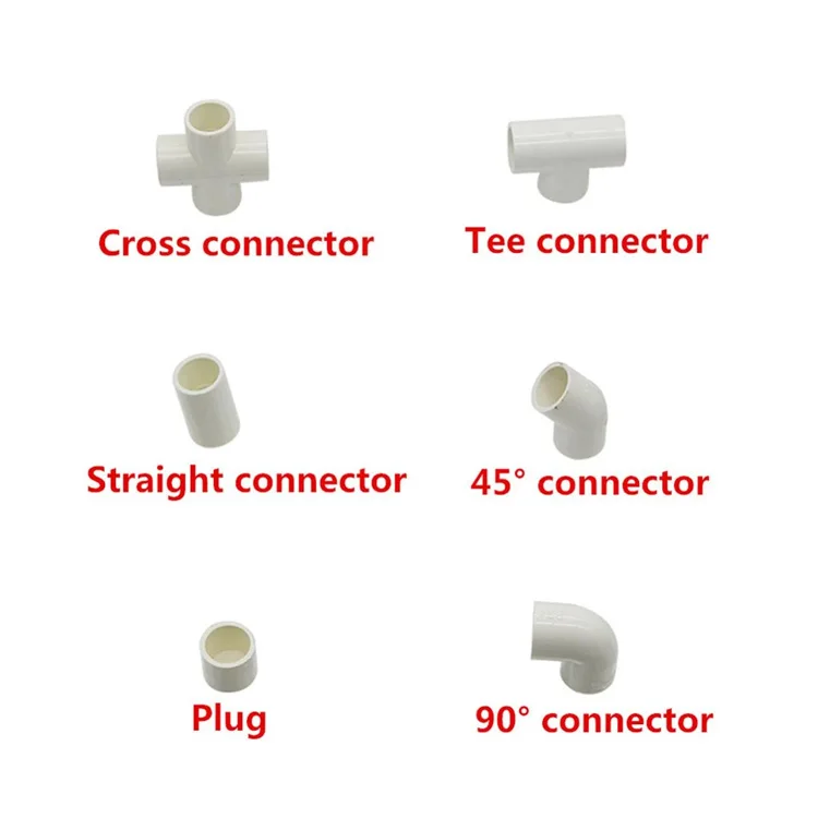 Sourcing Map Gomito A 90° Per Tubo PVC-U, 25mm Diametro, Adattatore Per Impianto Idraulico, Confezione Da 10 Pezzi, Bianco - 3