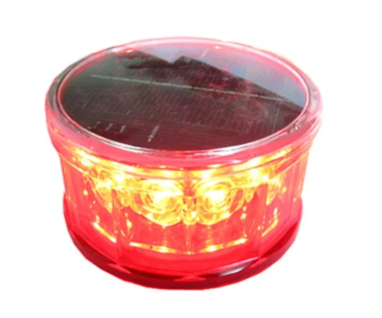 Magnet seat traffic warning indicator Solar traffic flash Red yellow green blue warning strobe light