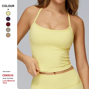 Custom High Quality Quick Drying Breathable Tights Yoga Tank Tops Gym Quick-Drying Fitness Vest Women'S Running Sports Yoga Bra