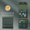 Dark green 12-piece set-household type