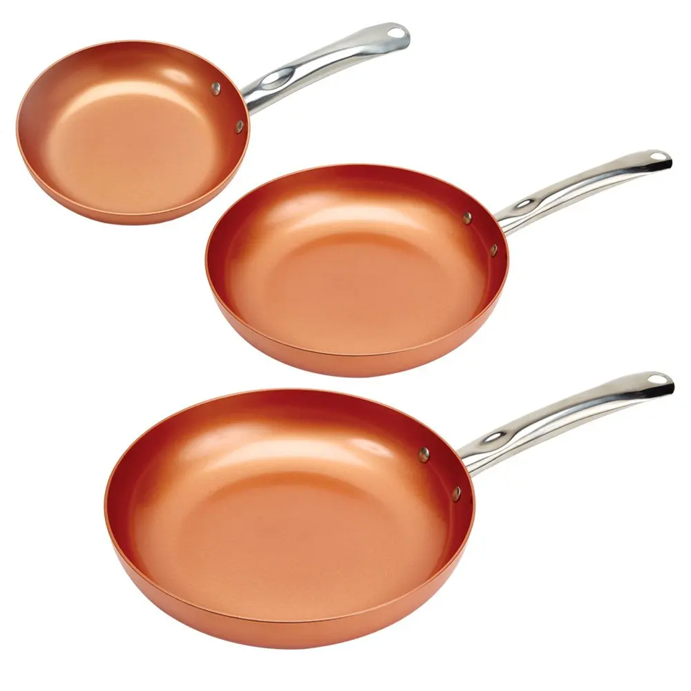 High Quality Kitchen Cookware Ceramic Non-Stick Open Fry Pan
