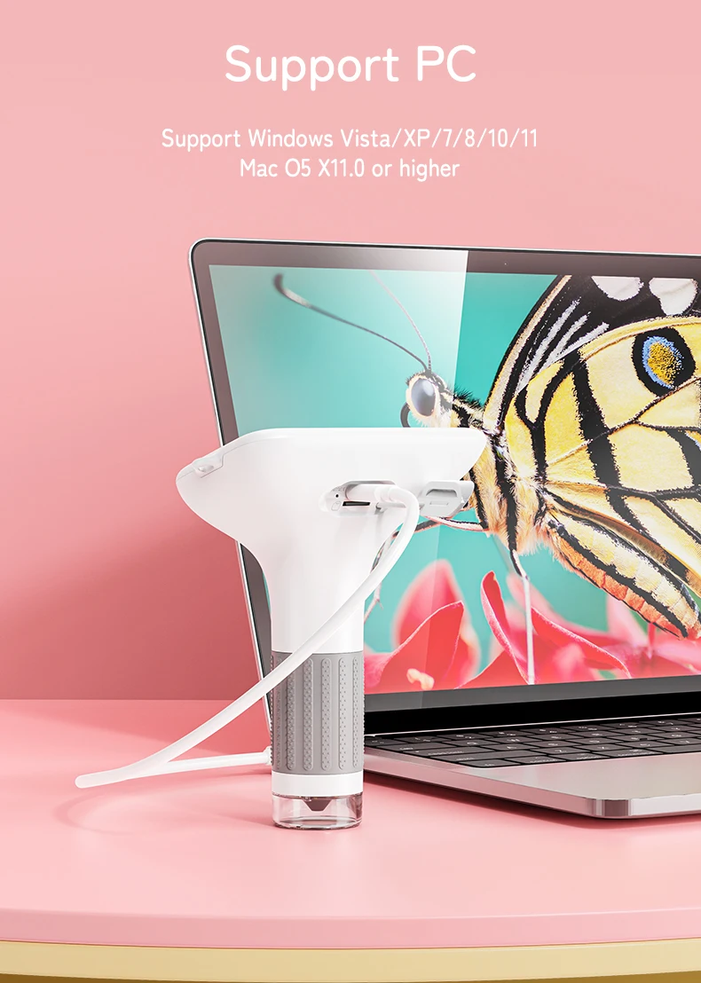 Customizable Handheld 1000X Digital Microscope with 3" Screen - Image 7
