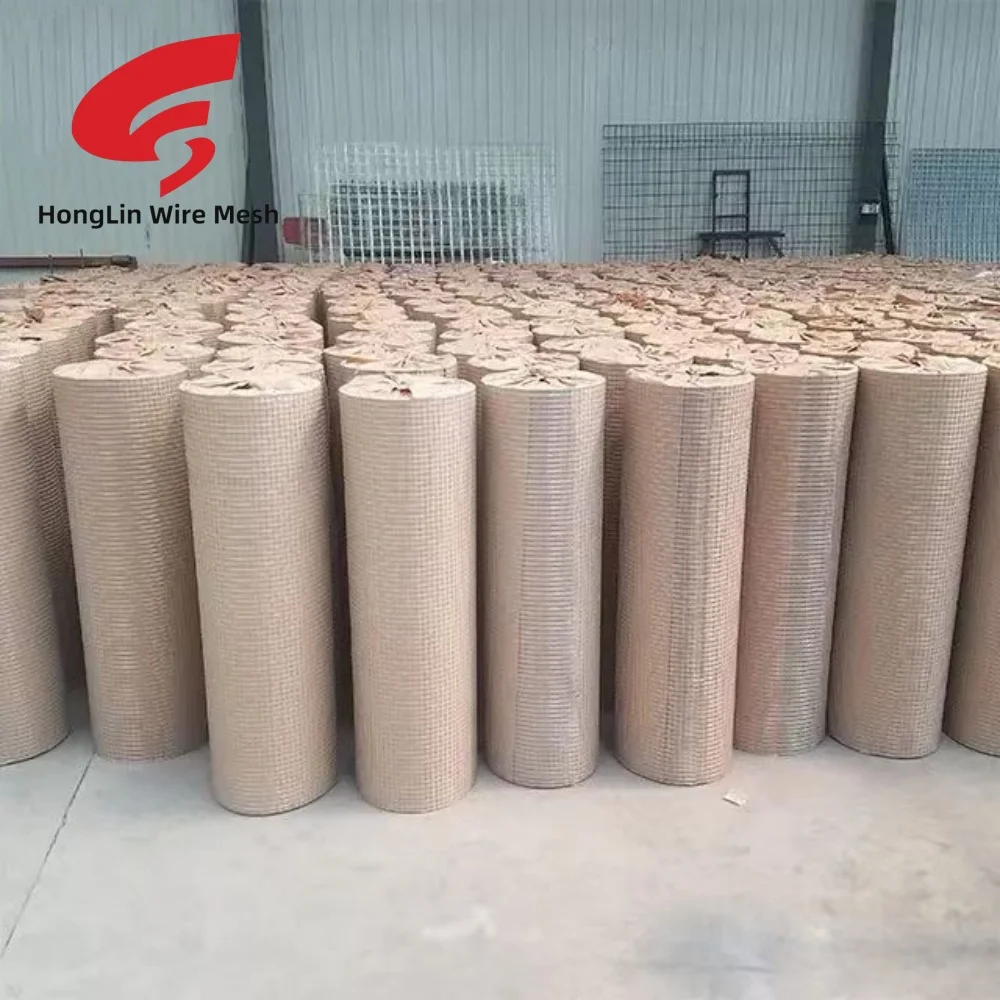 Hardware Cloth Poultry Enclosure Netting Rabbit Run Cage Chicken Coop Iron Wire Mesh Farm Fence Roll Galvanized Welded Wire Mesh